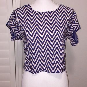 F21 tribal crop top